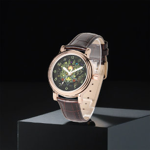 William Morris Leaves und Flowers Armbanduhr