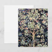 William Morris Lebensbaum-Flatcard (Vorne/Hinten)