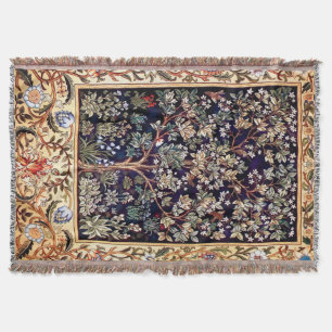 William Morris Lebensbaum Florales Vintage Kunst Decke