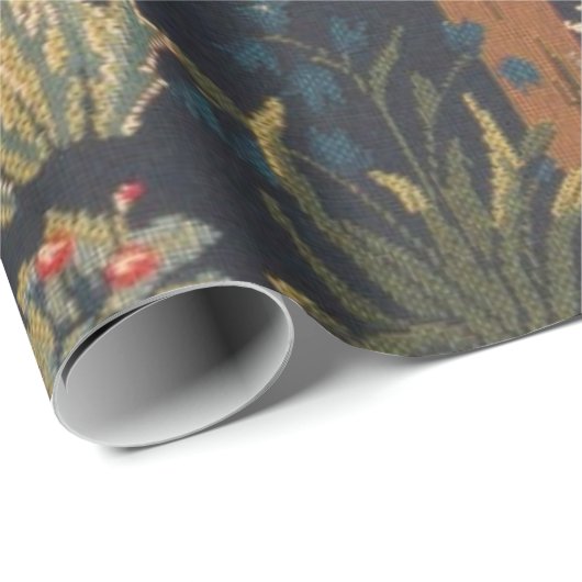 William Morris - Lebensbaum Geschenkpapier (Rolleneckpunkt)