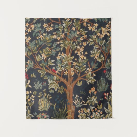 William Morris - Lebensbaum Original Wandteppich (Vorderseite)