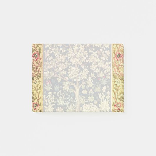 William Morris Lebensbaum Post-it Klebezettel (Vorderseite)