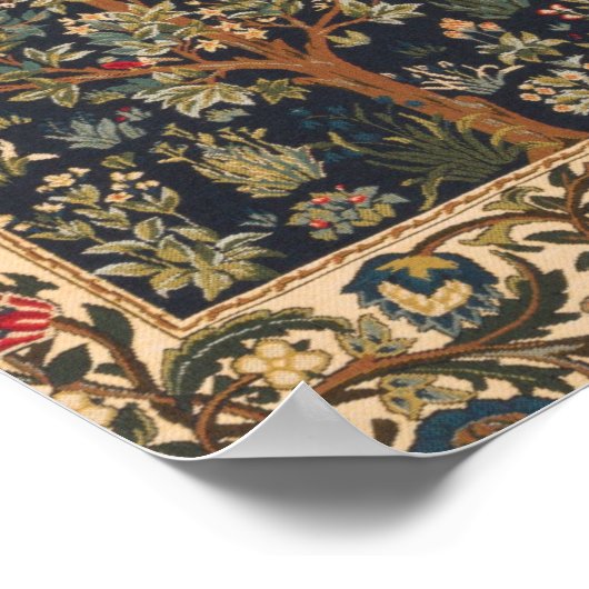 William Morris - Lebensbaum Poster (Ecke)