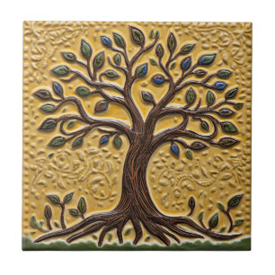 William Morris Lebensbaum Vintage Minimalist Fliese