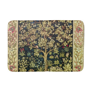 William Morris Lebensbaum Vintage Prä-Rafaelit Badematte