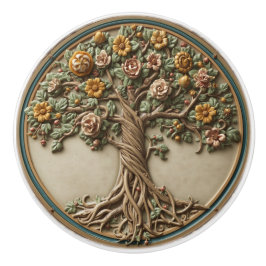William Morris Lebensbaum Vintage Prä-Rafaelit Keramikknauf