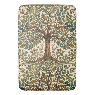 William Morris Lebensbaum Vintage Prä-Rafaelitisch Badematte