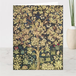 William Morris Lebensbaum Vintage Prä-Rafaelitisch Karte