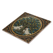 William Morris Lebensbaum Vintage Prä-Raphaelite Fliese (Seite)