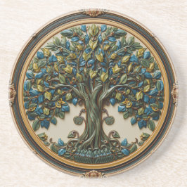 William Morris Lebensbaum Vintage Prä-Raphaelite Getränkeuntersetzer