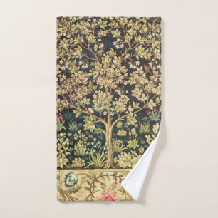 William Morris Lebensbaum Vintage Prä-Raphaelite Handtuch