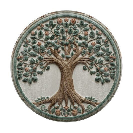 William Morris Lebensbaum Vintage Präraffaelit Schneidebrett (Vorderseite)