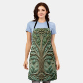 William Morris Lebensbaum Vintage Präraffaelit Schürze (Getragen)