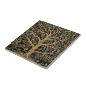 William Morris Lebensbaum Vintage Pre-Raphaelite Fliese (Seite)