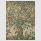 William Morris Lebensbaum Vintage Pre-Raphaelite Seidenpapier (Vorderseite)