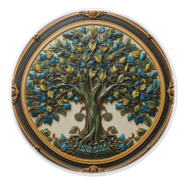William Morris Lebensbaum Vintage Vor-Raphaeliter Keramikknauf