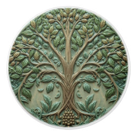 William Morris Lebensbaum Vintage Vor-Raphaeliter Keramikknauf