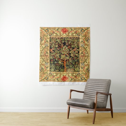 William Morris - Lebensbaummuster Wandteppich (Beispiel)