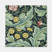 William Morris - Leicester, Blumenmuster Magnet (Vorne)