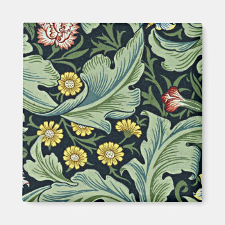William Morris - Leicester, Blumenmuster Magnet