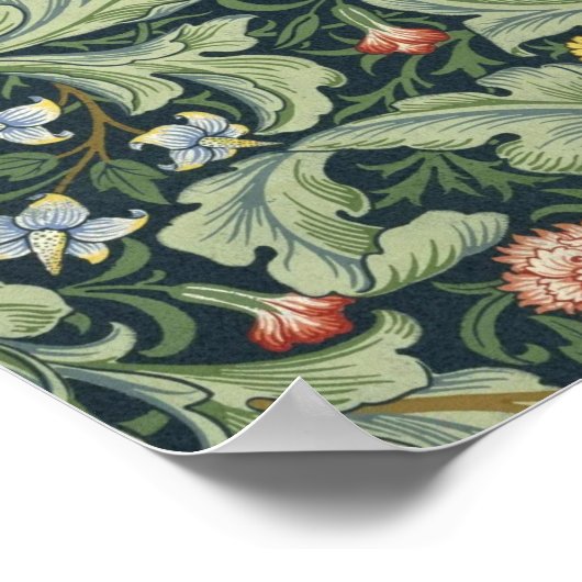 William Morris Leicester Pattern Poster (Ecke)