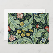 William Morris - Leicester Postkarte (Vorne/Hinten)