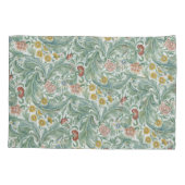 William Morris Leicester Verlasse Blume Carnation Kissenbezug (Rückseite-Links)