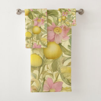 William Morris Lemon & Floral Badhandtuch Set