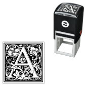 William Morris Letter A Viktorianische florale Bri Permastempel (Beispiel)