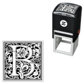 William Morris Letter B Viktorianische florale Bri Permastempel (Beispiel)