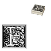 William Morris Letter F Gummistempel (Stempel)