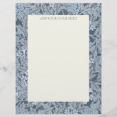 WILLIAM MORRIS LETTERHEAD MIT "JASMINE" BRIEFBOGEN (Vorderseite)