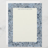 WILLIAM MORRIS LETTERHEAD MIT "JASMINE" BRIEFBOGEN (Vorne/Hinten)