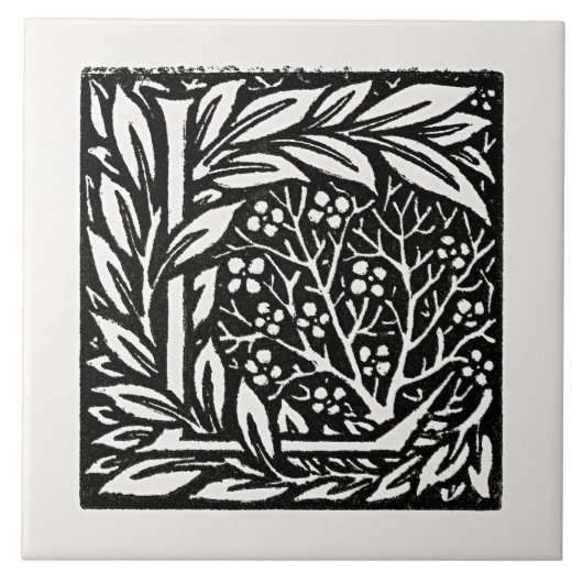 William Morris, Liebe genügt, Fliese (Vorderseite)