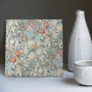 William Morris Lilie Nahtloses Blumenmuster Fliese