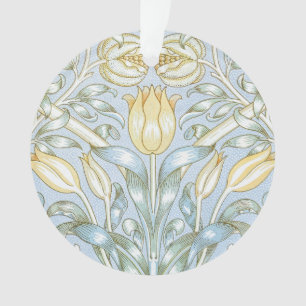 William Morris Lilie- und Granatapfel-Blumenmuster Ornament