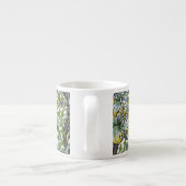 William Morris-Lilien-Blumenchintz-Muster-Espresso Espressotasse (Rückseite)