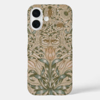 William Morris Lilien- und Granatapfel-Blumenmuste
