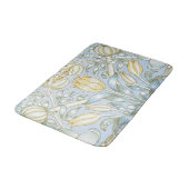 William Morris Lily and Pomegranate Blume Pattern Badematte (Schrägansicht)