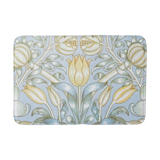 William Morris Lily and Pomegranate Blume Pattern Badematte (Vorderseite)