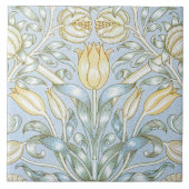 William Morris Lily and Pomegranate Blume Pattern Fliese (Vorderseite)