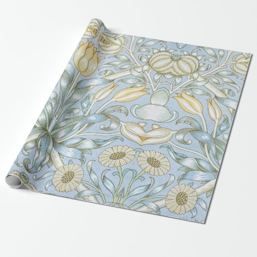William Morris Lily and Pomegranate Blume Pattern Geschenkpapier (Ungerollt)