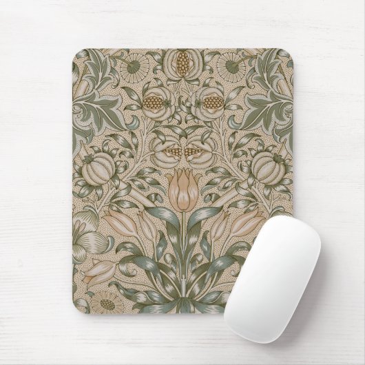William Morris Lily and Pomegranate Blume Pattern Mousepad (Mit Mouse)