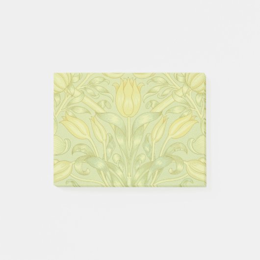 William Morris Lily and Pomegranate Blume Pattern Post-it Klebezettel (Vorderseite)