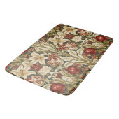William Morris Lily and Pomegranate Floral pattern Badematte (Schrägansicht)