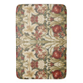 William Morris Lily and Pomegranate Floral pattern Badematte (Vorderseite Vertikal)