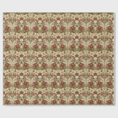William Morris Lily and Pomegranate Floral pattern Geschenkpapier (Flach)