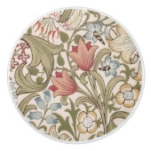William Morris Lily Art Nouveau Floral Keramikknauf (Vorderseite)