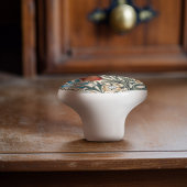 William Morris Lily Art Nouveau Floral Keramikknauf