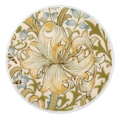 William Morris Lily Art Nouveau Floral Keramikknauf (Vorderseite)